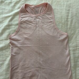 Lulu pink tank top